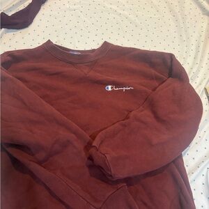 Champion Burgundy Crewneck Sweatshirt